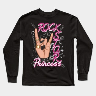 Rockstar Princess Long Sleeve T-Shirt